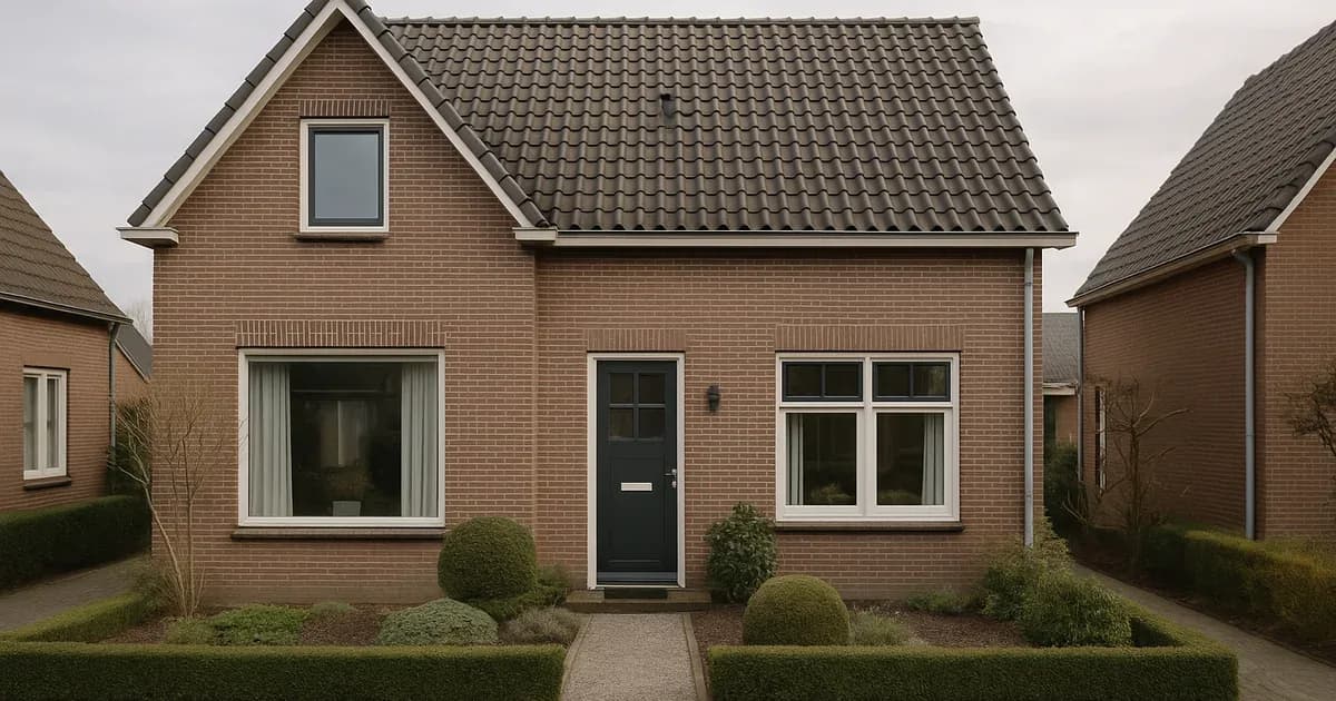Bouwkundige tekening voor een vergunningsaanvraag